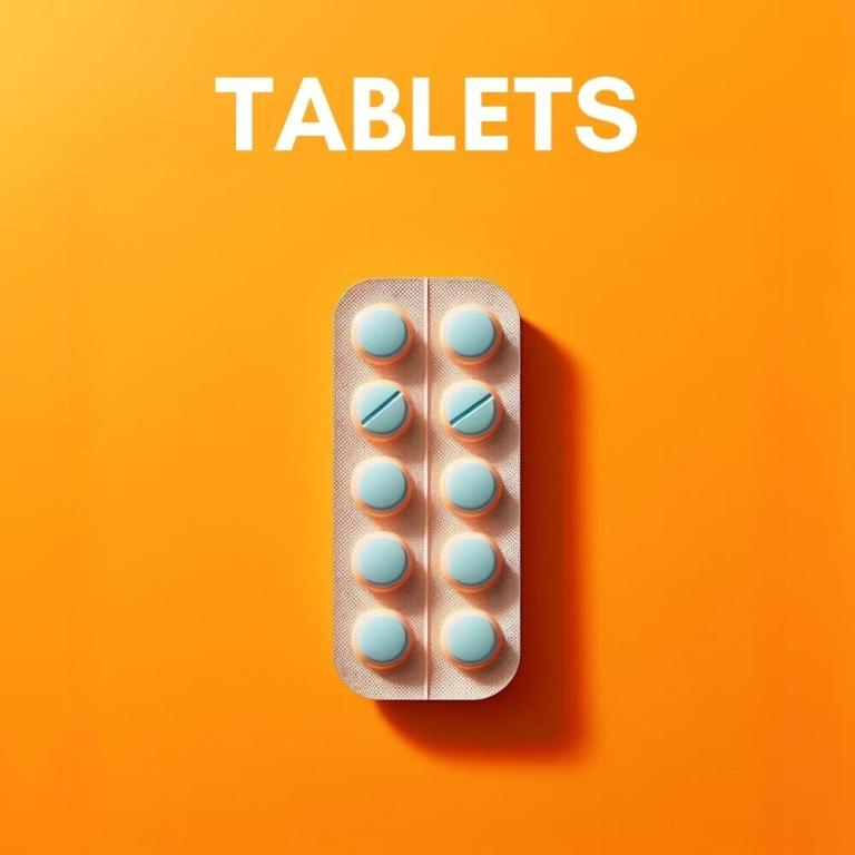 An image showing a new pack of tablets.